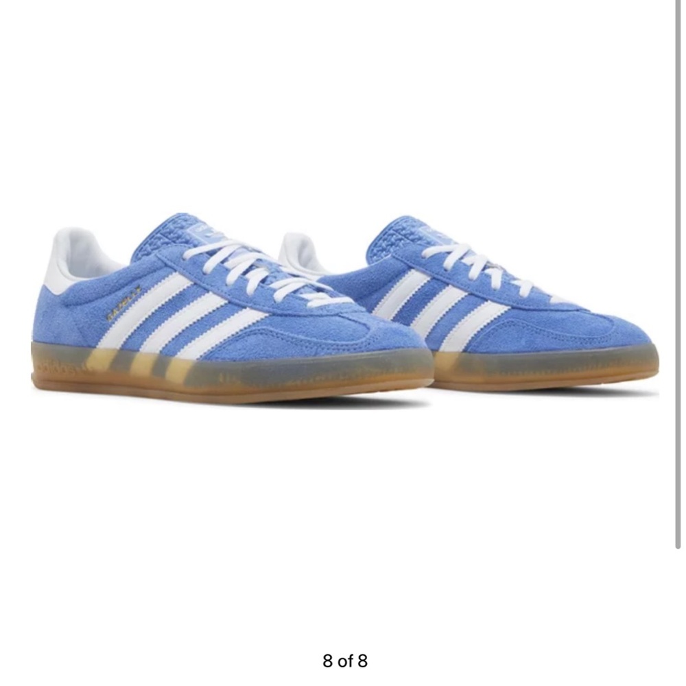 Adidas gazelle indoor blue fusion gum